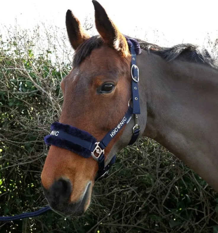 HyCONIC Faux Fur Head Collar & Lead Rope image 0